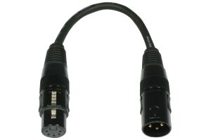 XLR 3 Pol (M) <=> XLR 5 Pol (F) | 0.2m