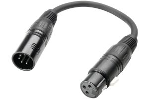 XLR 5 Pol (M) <=> XLR 3 Pol (F) |  0.2m 